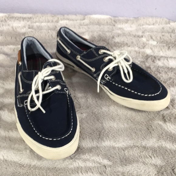 Gh Bass Oliver Canvas Boat Shoes Size 